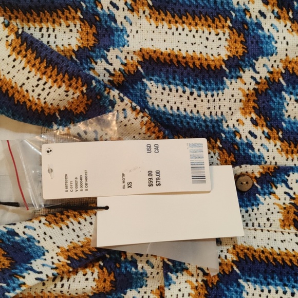 🎈5/$25 BDG (Urban Outfitters) Vintage Dylan Button Down Shirt. Printed - Picture 4 of 4